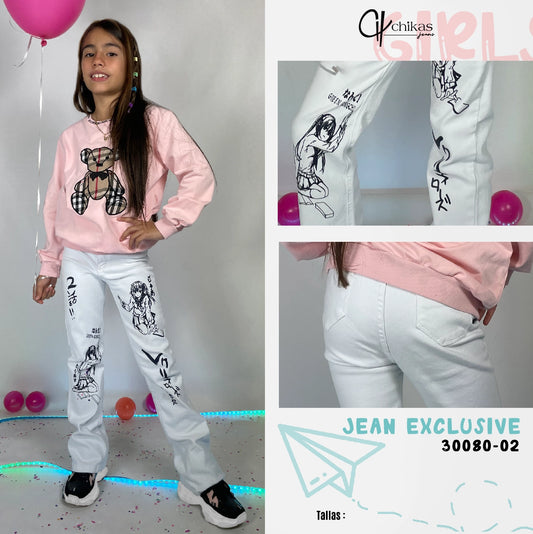 Jean Nina (Exclusive) Blanco 30080-02