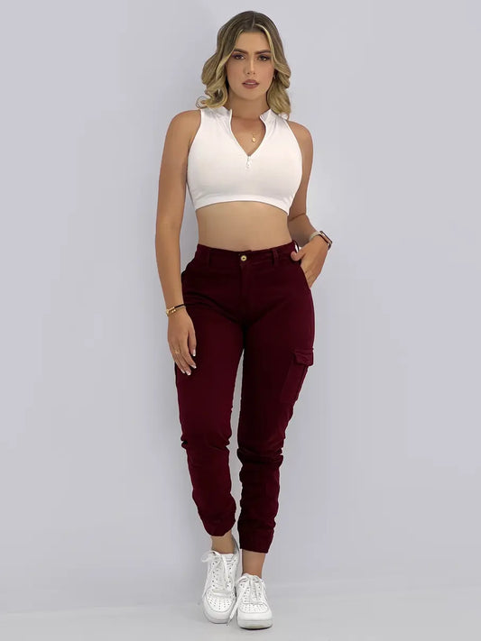 Jogger Dama Vinotinto 10445-02