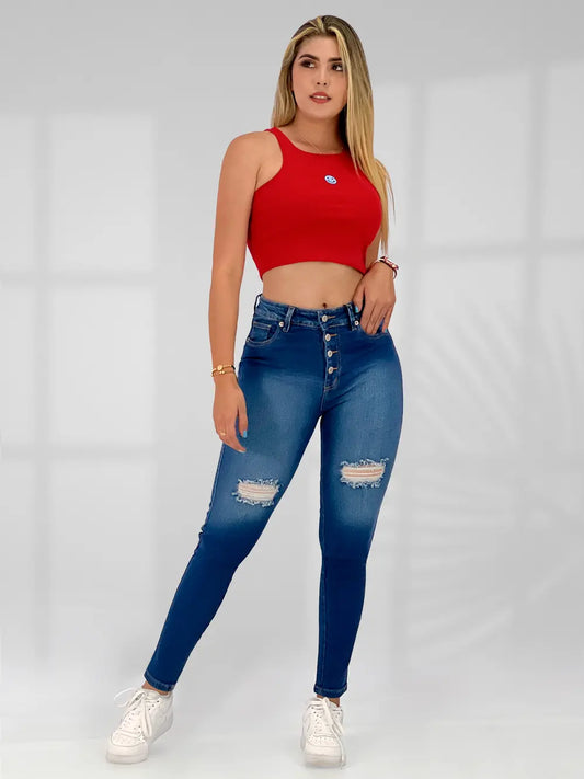 Jean Dama (Basic) Oscuro Medio 12553-07
